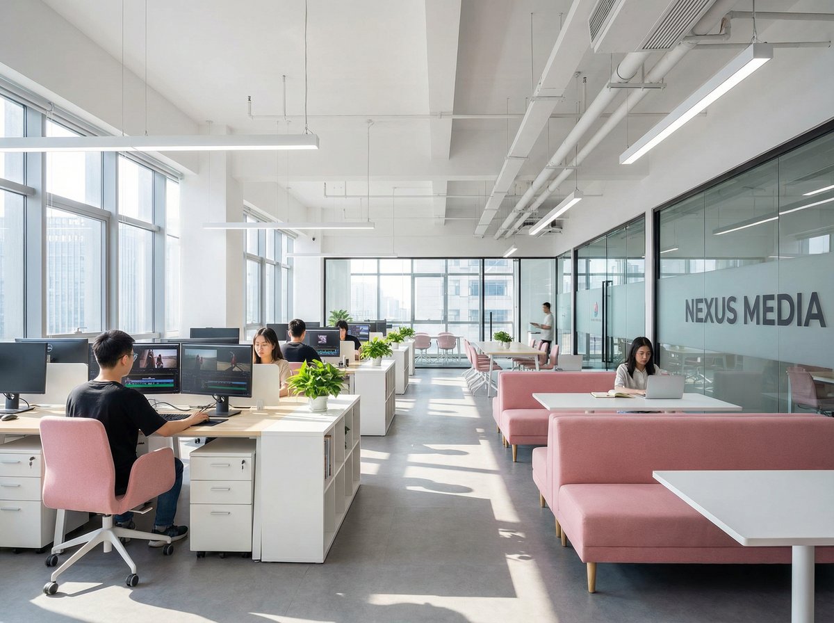 小马拉大车传媒公司办公环境